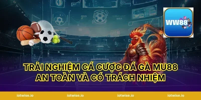 Trải nghiệm cá cược đá gà Mu88 an toàn và có trách nhiệm