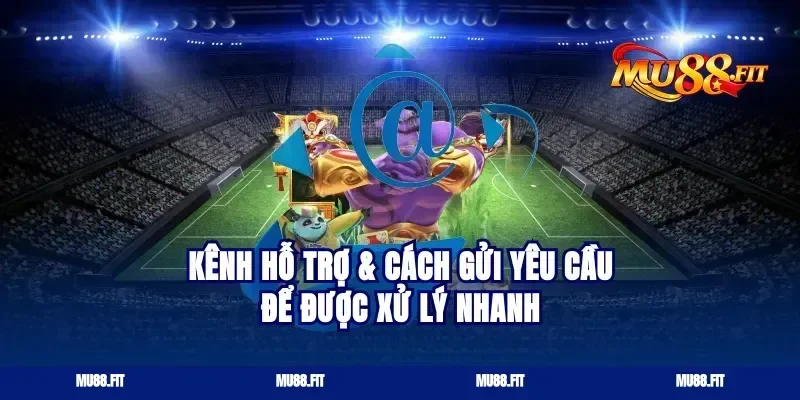 Kênh hỗ trợ & cách gửi yêu cầu để được xử lý nhanh