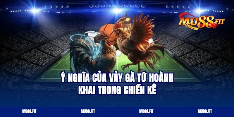 Ý Nghĩa Của Vảy Gà Tứ Hoành Khai Trong Chiến Kê